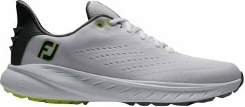 Footjoy Flex XP Mens Golf Shoes White/Black/Lime 43