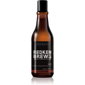 Redken Brews 3 v 1 šampón, kondicionér a sprchový gél 300 ml