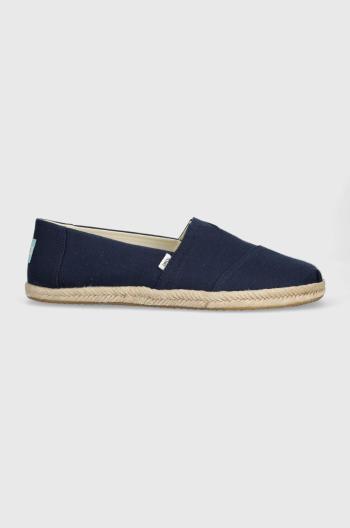 Espadrilky Toms Alpargata Rope tmavomodrá farba, 10019912