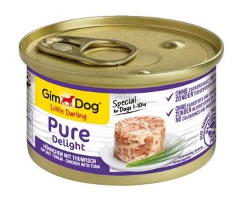 Gimdog Konzerva Pure Delight Kura s Tuniakem 85g
