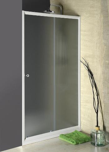 AQUALINE - AMADEO posuvné sprchové dvere 1100 mm, sklo Brick BTS110
