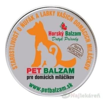 Horský PET BALZAM pre domácich miláčikov starostlivosť o labky a ňufák 1x30 ml