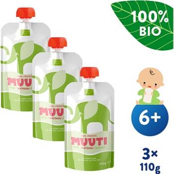 SALVEST Muuti BIO Hruška a banán s malinou 3× 110 g (8594200260811)