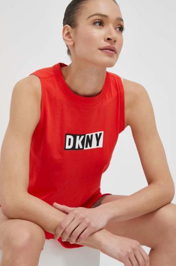 Top Dkny dámsky, červená farba