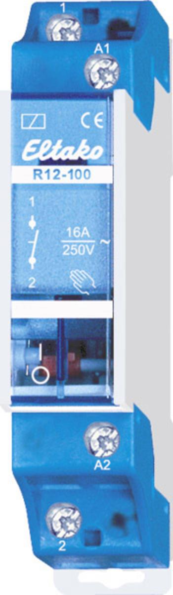 Eltako R12-100-230V spínacie relé Menovité napätie: 230 V Spínací prúd (max.): 16 A 1 spínací  1 ks