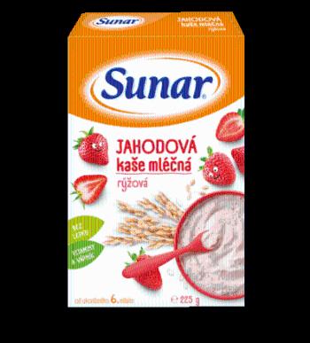 Sunar Jahodová kaša mliečna ryžová 225 g