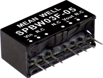 Mean Well SPBW03G-12 DC / DC menič napätia, modul   250 mA 3 W Počet výstupov: 1 x