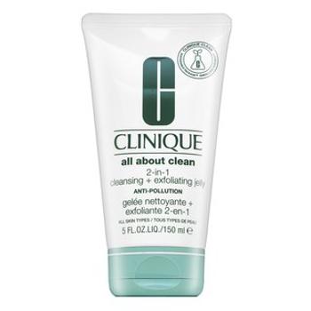 Clinique All About Clean 2-in-1 Cleansing + Exfoliating Jelly čistiaca pena pre všetky typy pleti 150 ml