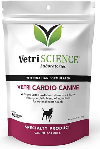 VetriScience Vetri Cardio Canine tablety na podporu srdcovej činnosti pre psy 60tbl.