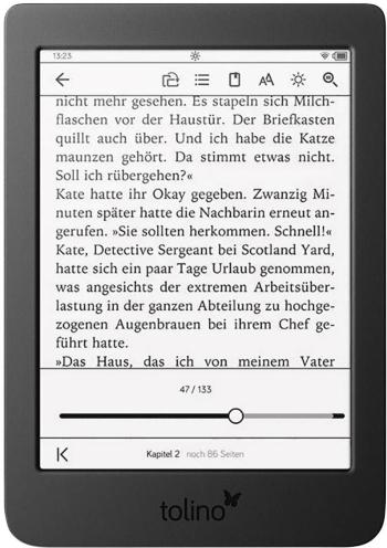 Tolino page 2 eBook čítačka 15.2 cm (6 palca) čierna