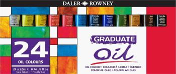 Daler Rowney Graduate Sada olejových farieb 24 x 22 ml