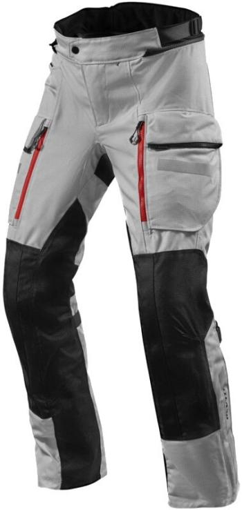 Rev'it! Sand 4 H2O Silver/Black M Predĺžené Textilné nohavice