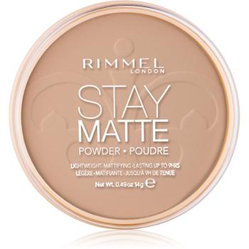 Rimmel Stay Matte púder odtieň 010 Warm Honey 14 g