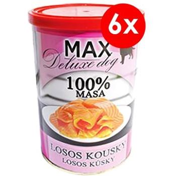 MAX deluxe losos kúsky 400 g, 6 ks (8594025082827)