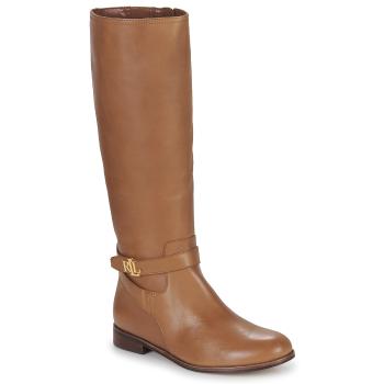 Lauren Ralph Lauren  BRITTANEY-BOOTS-TALL BOOT  Čižmy do mesta Hnedá