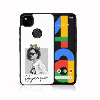 MY ART Silikónový kryt Google Pixel 4a QUEEN (139)