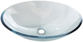 SAPHO - PURE sklenené umývadlo oválne 52x37,5 cm 2501-12