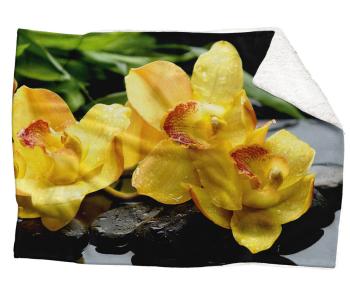 Deka Žlté kvety  (Rozmer: 150 x 120 cm, Podšitie baránkom: ÁNO)