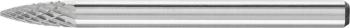 PFERD 21222543 frézovacie kolík  lomený oblúk  Dĺžka 37 mm Vonkajší Ø 3 mm Pracovná dĺžka 7 mm Ø hriadeľa 3 mm