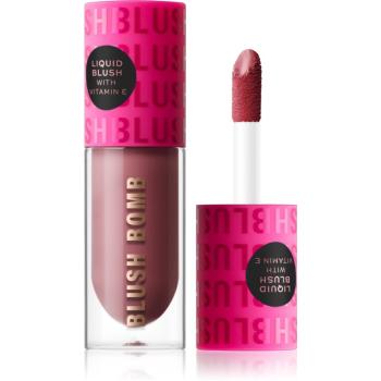 Makeup Revolution Blush Bomb krémová lícenka odtieň Rose Lust 4,6 ml