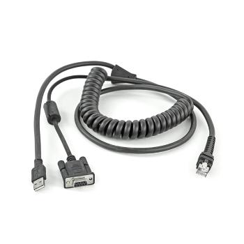 Zebra connection cable CBA-UF4-C09ZAR, USB, freezer