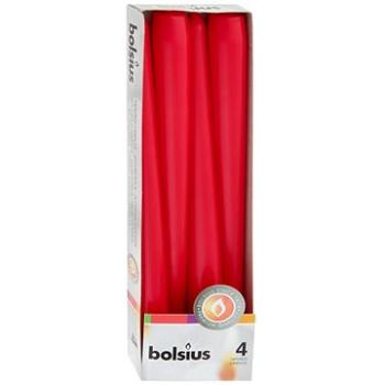 BOLSIUS parafínová sviečka červená 4 ks (8711711156109)