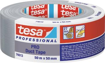 tesa Duct Tape PRO 74613-00003-00 inštalačné izolačná páska  sivá (d x š) 50 m x 50 mm 1 ks