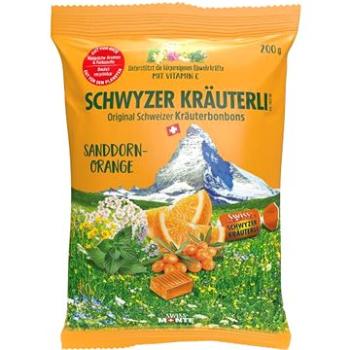 DOMACO Švajčiarske cukríky rakytník – pomaranč (10513)