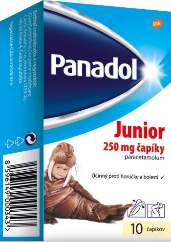 Panadol Junior čapíky 250 mg 10 ks