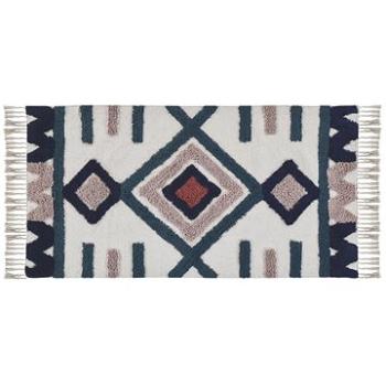 Bavlnený koberec 80 × 150 cm viacfarebný KOZLU, 302964 (beliani_302964)