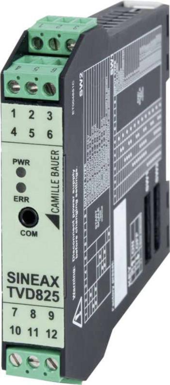 Zdvojovač / oddeľovací zosilňovač DC signálu s 2 výstupmi, typ Sineax TVD825 Camille Bauer  172685 1 ks