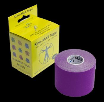 Kine-Max Super-Pro Cotton Kinesiology Tape Tejpovacia páska fialová 5cm x 5m