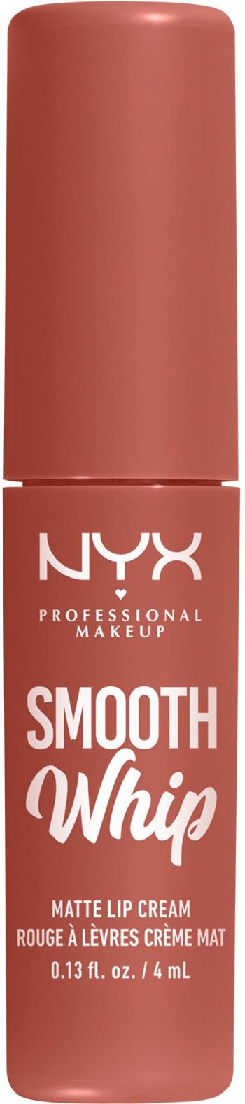 NYX Professional Makeup Smooth Whip Matte Lip Cream 02 Ktty Belly matný tekutý rúž, 4 ml