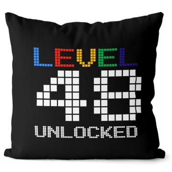 Vankúš Level unlocked (vek: 48, Velikost: 40 x 40 cm)