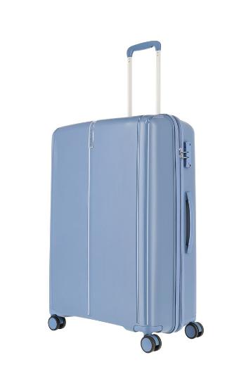 Travelite Skořepinový cestovní kufr Vaka 4w Bluegrey L 98 l