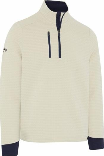 Callaway Midweight Textured 1/4 Zip Fleece Ovsené vločky XL Mikina