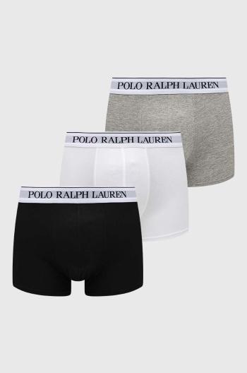 Boxerky Polo Ralph Lauren 3-pak pánske, šedá farba