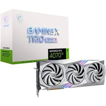 MSI GeForce RTX 4070 Ti GAMING X TRIO WHITE 12G