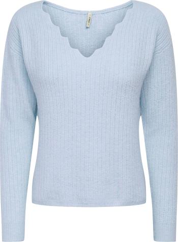 ONLY Dámsky sveter ONLGABRIEL 15297168 Cashmere Blue S