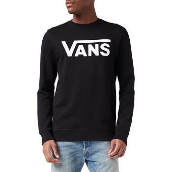 Pánská Mikina Vans MN VANS CLASSIC LS Black/White Crewneck - M