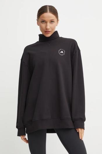 Tepláková mikina adidas by Stella McCartney čierna farba, jednofarebná, IW9859