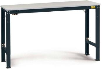Manuflex LU7023.7016 ESD pracovný stôl UNIVERSAL špeciálny základný stôl s gumovou doskou, ŠxHxV = 1250 x 600 x 722-1022
