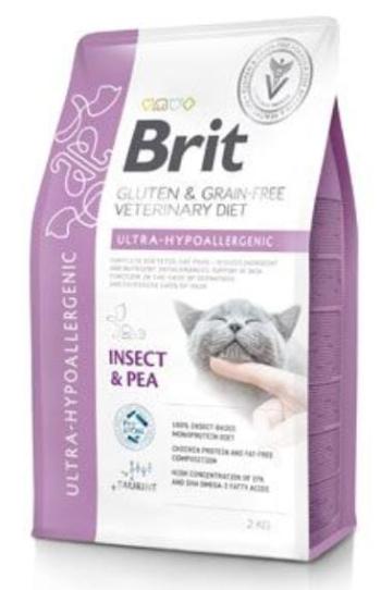 Brit Veterinary Diets GF cat Ultra-hypoallergenic granule pre mačky 2kg