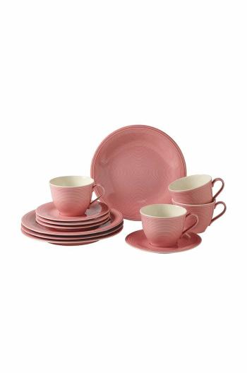 Kávový set pre 4 osoby Villeroy & Boch Color Loop Rose 12-pack