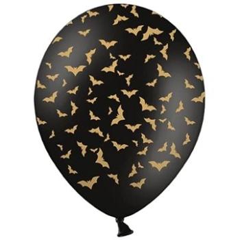 Latexové balóniky čierne – netopiere – halloween – 30 cm – 6 ks (5902230780835)