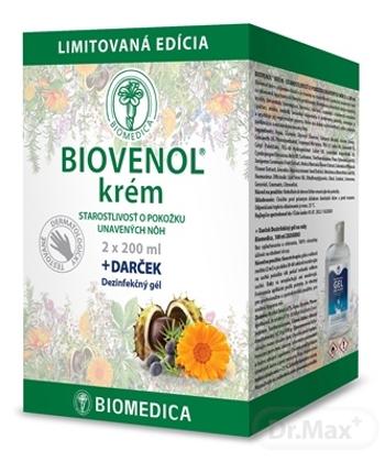 Biomedica Biovenol krém + darček Dezinfekčný gél
