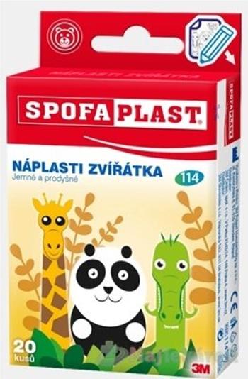 3M SPOFAPLAST č.114 Náplasti ZVIERATKÁ detské, 2 veľkosti, 20ks