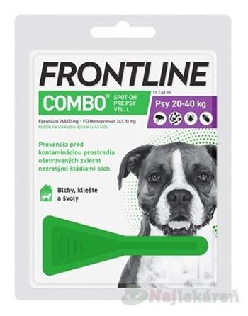 Frontline Combo Spot-on Dog L - pipeta proti kliešťom pre psy 2,68ml