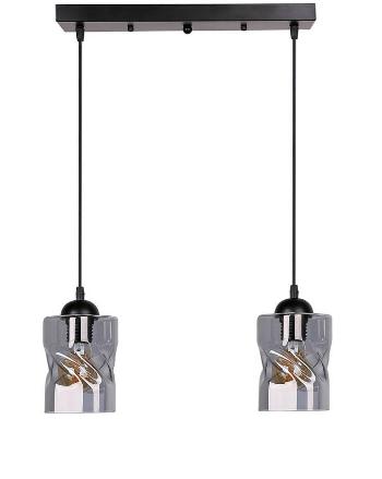 Závesná lampa FELIS 2xE27 Candellux Šedá