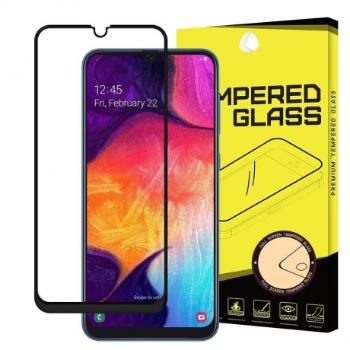 MG Full Glue ochranné sklo pre Samsung Galaxy A40, čierne